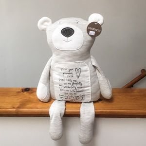 Demdaco Poetic Threads plush Bear